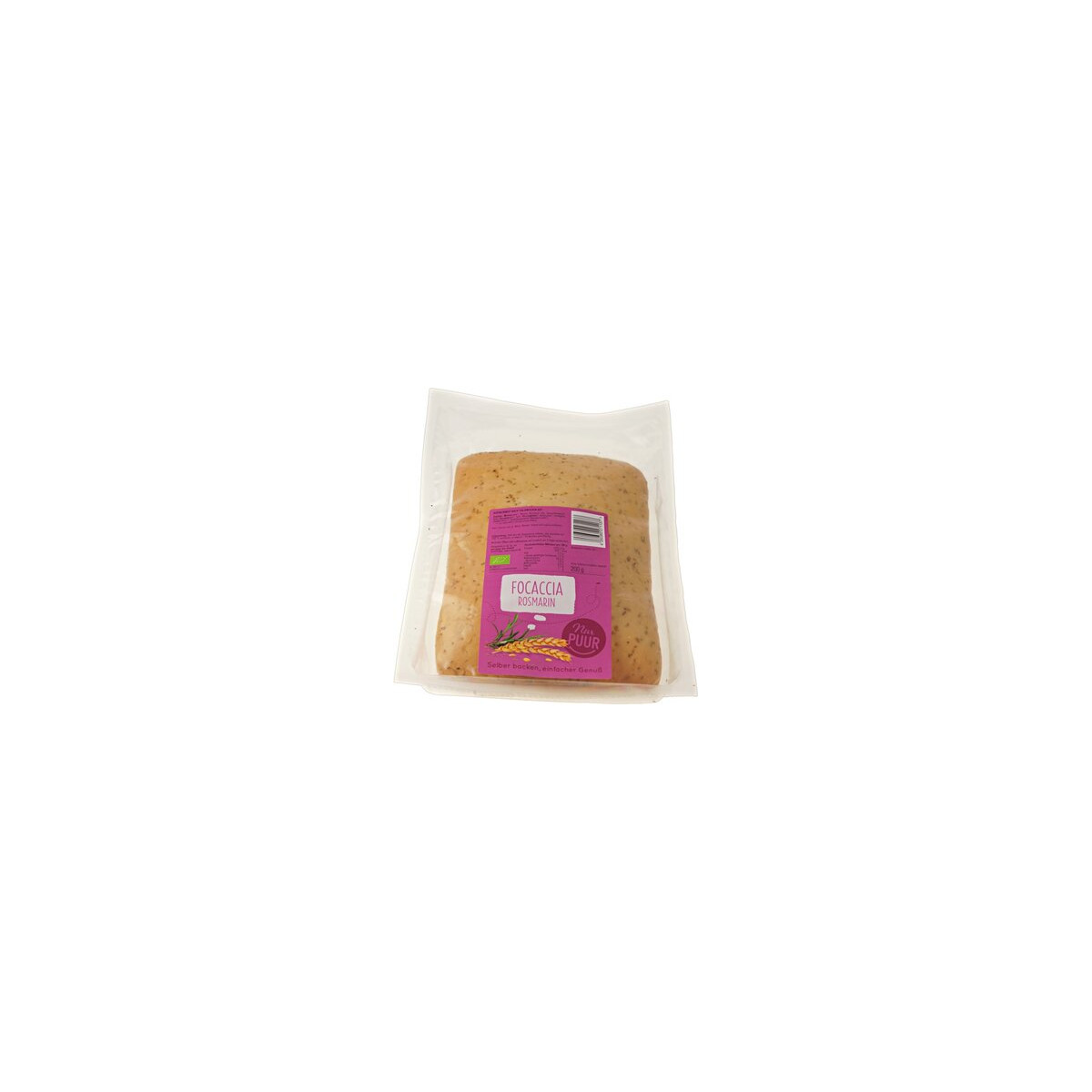 Focaccia Rosmarin von Nur PUUR | Bio, vegan | Aufbackware...