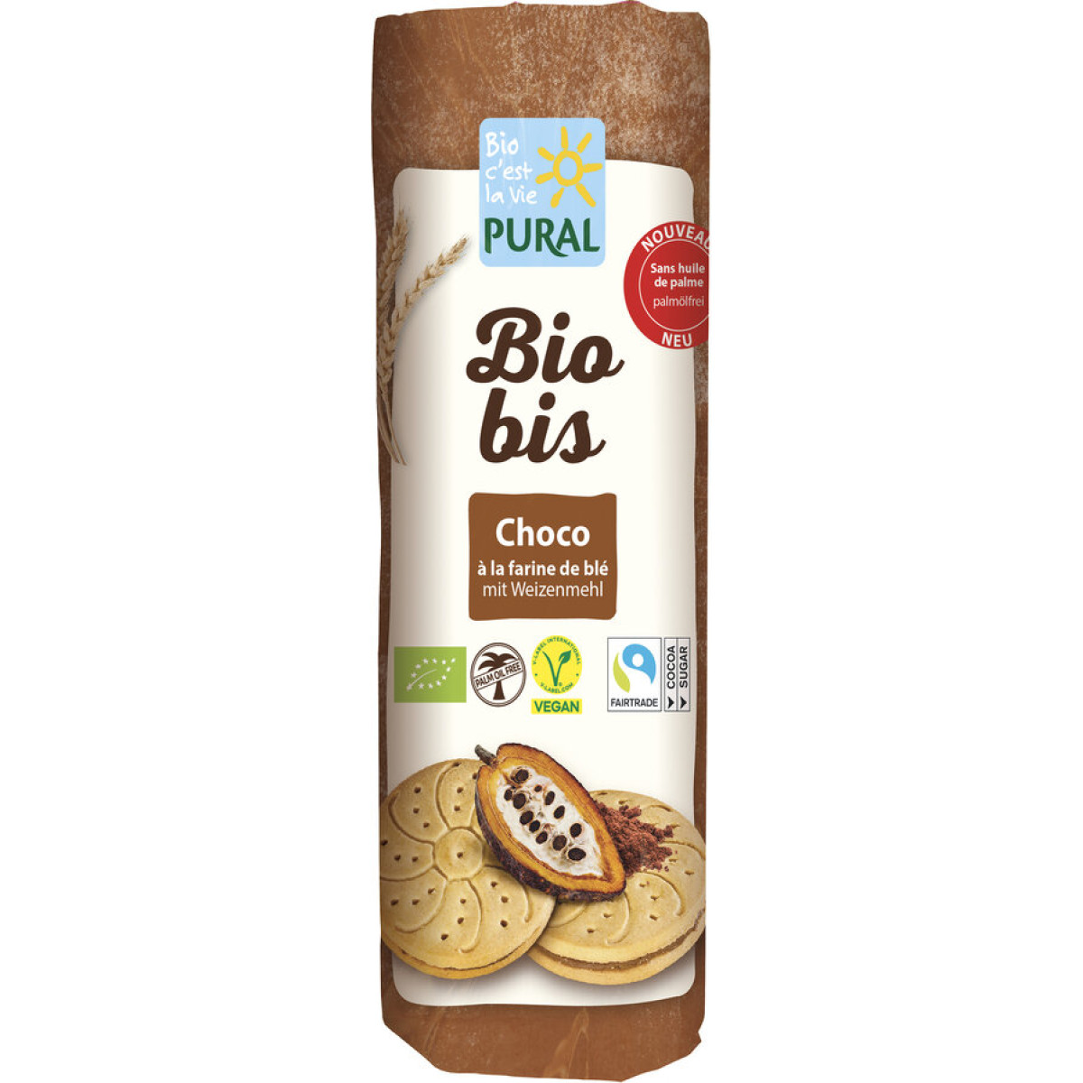 Biobis Choco Weizen palmölfrei von Pural | Bio, vegan, Fa...