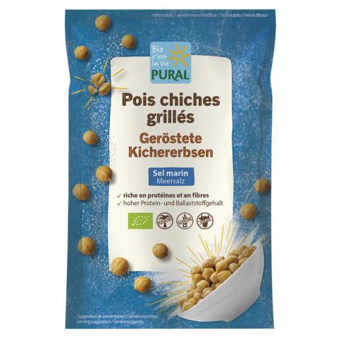 Geröstete Kichererbsen Meersalz von Pural | Bio, vegan, l...