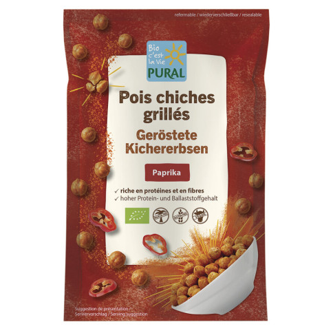 Geröstete Kichererbsen Paprika von Pural | Bio, vegan, la...