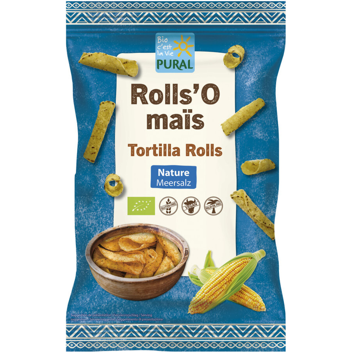 Chips Rolls'O mais Natur von Pural | Bio, vegan, laktosef...