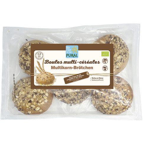 Brötchen Multikorn von Pural | Bio, vegan, laktosefrei...