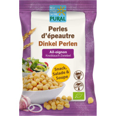 Knoblauch Zwiebel Dinkel Perlen von Pural | Bio, vegan...