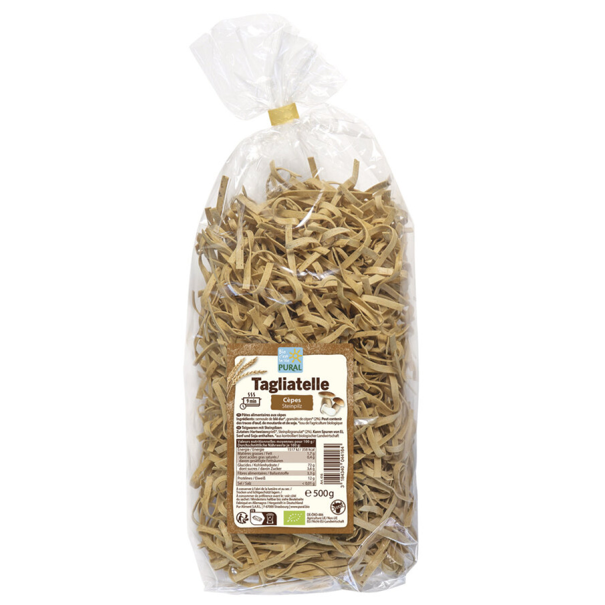 Tagliatelle Steinpilz von Pural | Bio, vegan, laktosefrei...