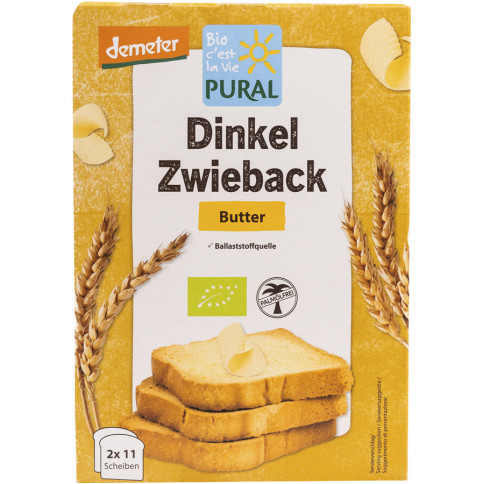 Zwieback Dinkel Butter demeter von Pural | Bio, Demeter...