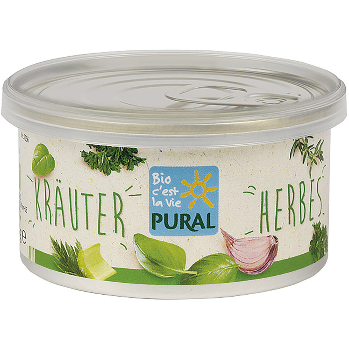 Aufstrich Kräuter palmölfrei von Pural | Bio, vegan, lakt...