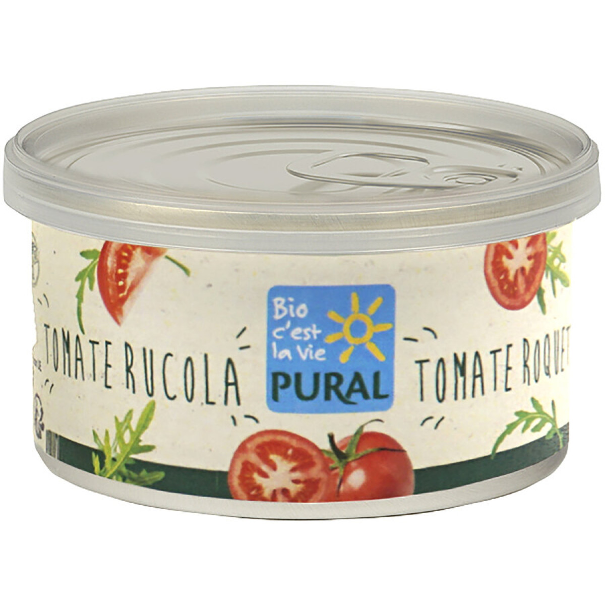 Aufstrich Tomate Rucola palmölfrei von Pural | Bio, vegan...