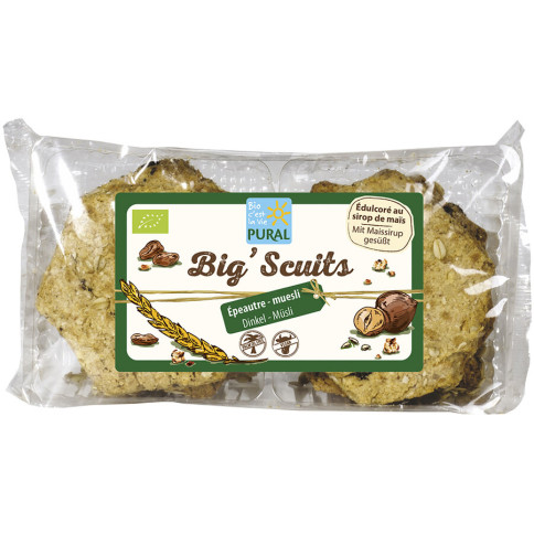 Big’Scuits Dinkel-Muesli Keks Biscu von Pural | Bio, vega...