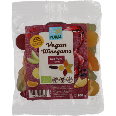 Vegan Winegums von Pural | Bio, vegan, laktosefrei | Fruc...