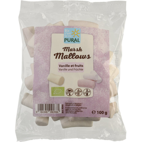 Marshmallows von Pural | Bio, laktosefrei | Fruchtgummi o...