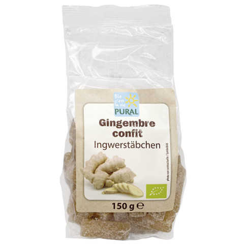 Ingwerstäbchen von Pural | Bio, vegan | Trockenfrüchte on...