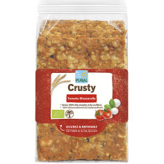 Crusty Tomate-Mozzarella Knäckebrot von Pural | Bio | Knä...