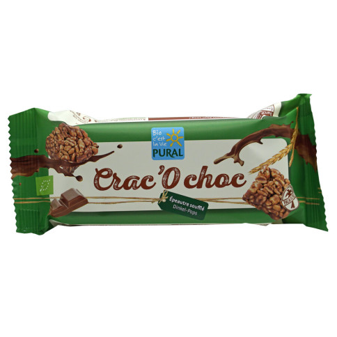crac'O choc Dinkel VM-Schokolade von Pural | Bio | Reiswa...