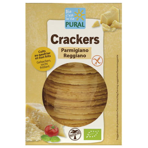 Crackers Parmigiano Reggiano GF bio von Pural | Bio, glut...