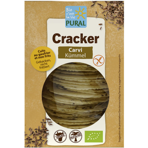 Cracker Kümmel GF bio von Pural | Bio, vegan, glutenfrei...