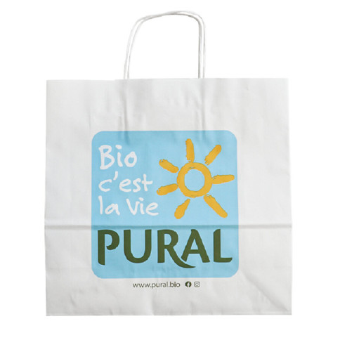 Papier Tasche 32x12x31 cm von Pural | Haushaltsartikel ka...