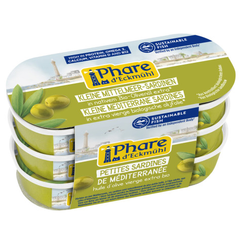 Kl.Sardinen Oliv.öl 3erP. Phared'Ec von Phare d'Eckmühl...