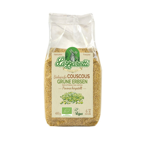 Couscous grüner Erbsen von Lazzaretti | Bio, vegan | Getr...