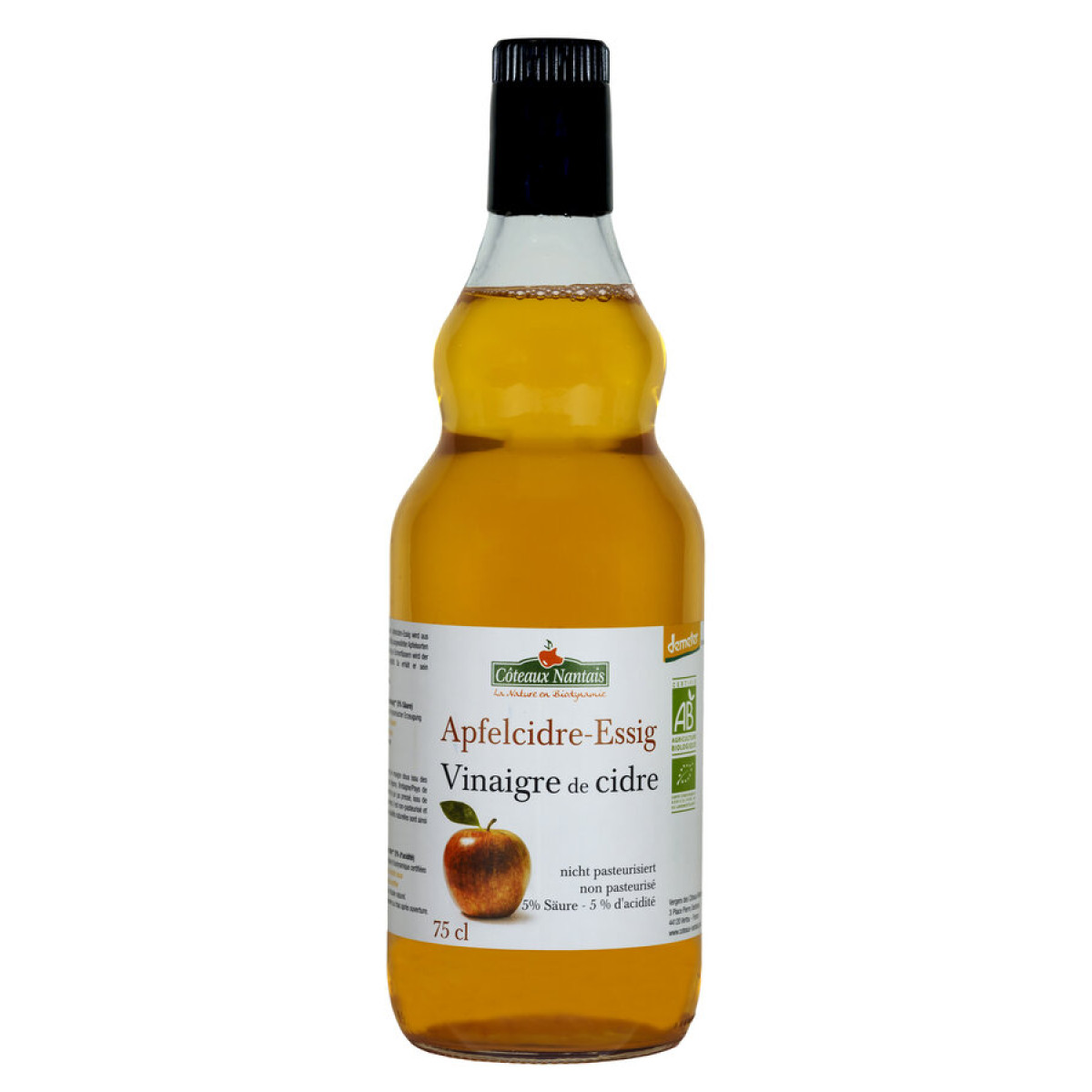 Apfelcidreessig demeter von Côteaux Nantais | Bio, vegan...