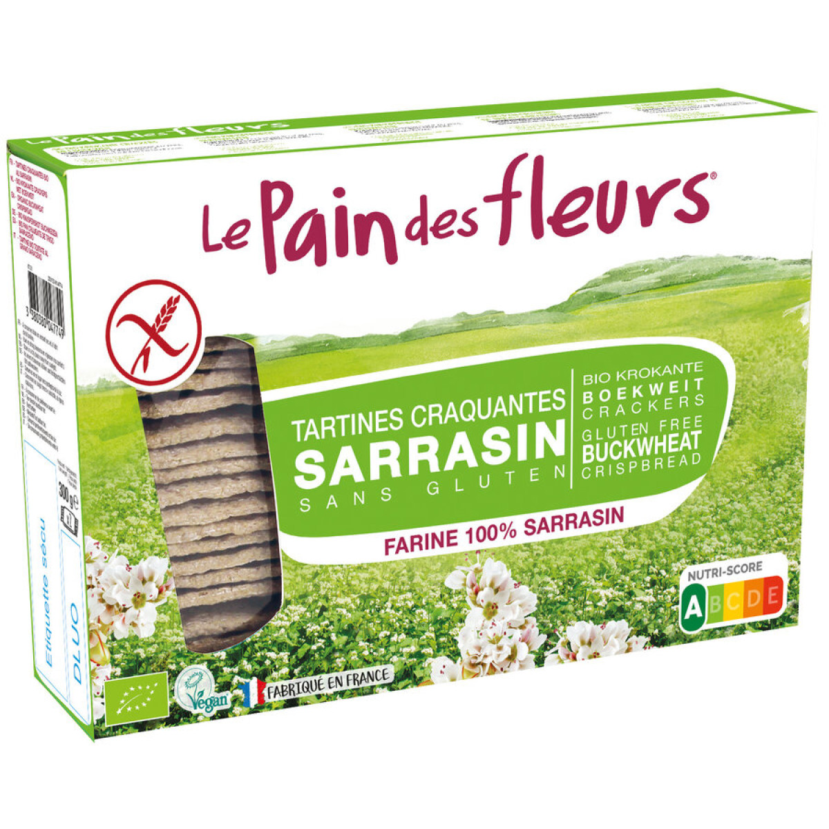 Knusperbrot Buchweizen von Le Pain des Fleurs | Bio, vega...