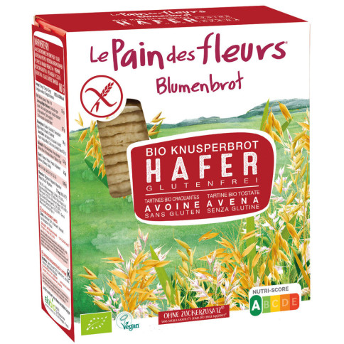 Knusperbrot Hafer von Le Pain des Fleurs | Bio, vegan, gl...