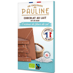 MilkChocolate40% Fleurdesel Pauline von Les Chocolats de...