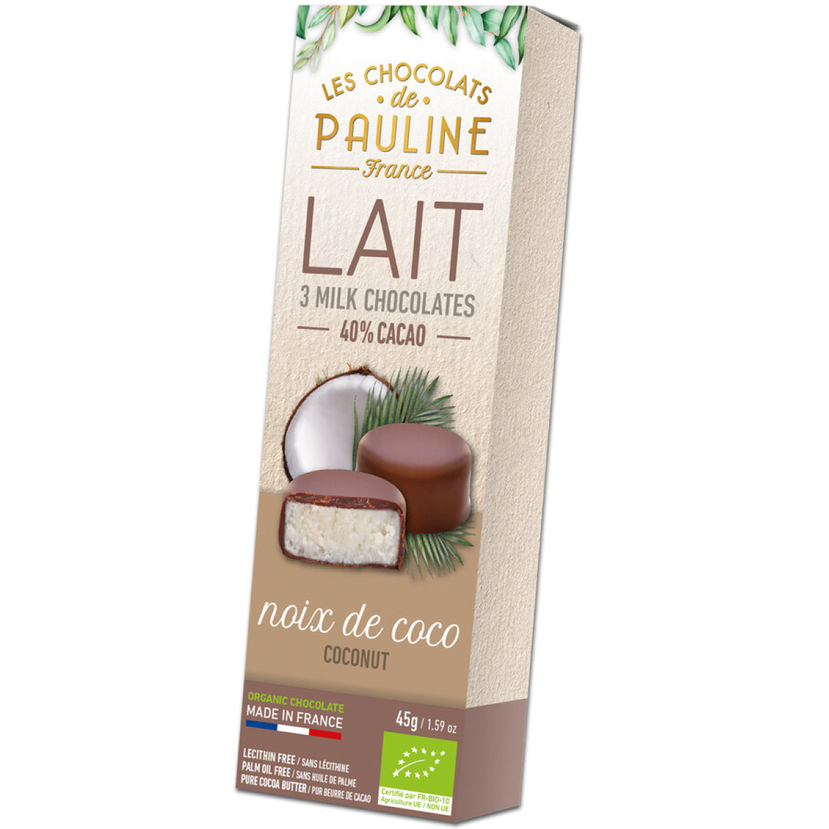 Coconut Bites MilkChocolate Pauline von Les Chocolats de...