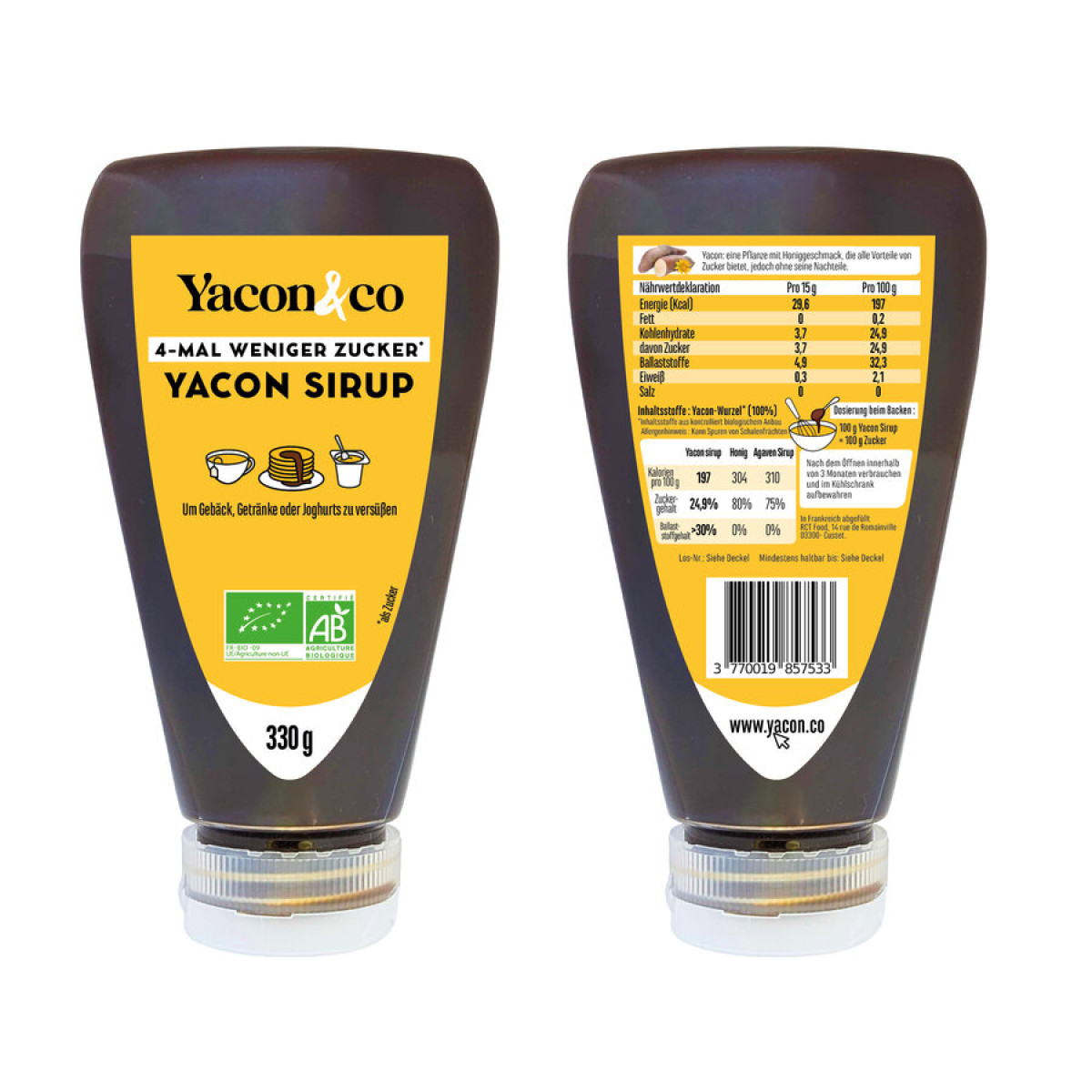 Yacon-Sirup Squeezer Yacon&co von Yacon & co | Bio, vegan...
