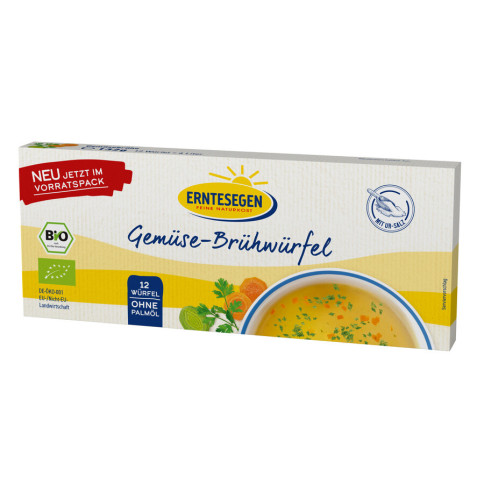 Gemüsebrühwürfel 12 Würfel Ernteseg von Erntesegen | Bio...