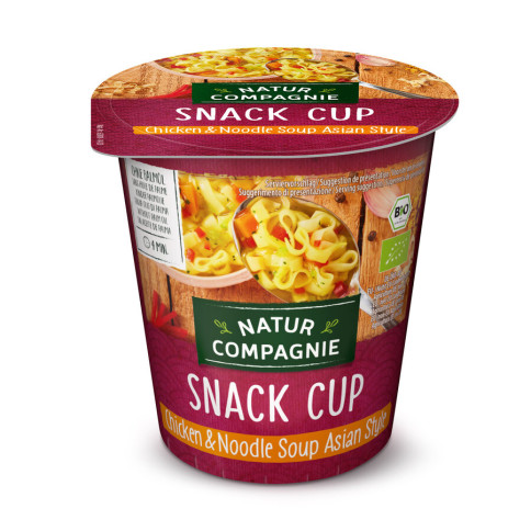 Snack Cup Chicken&Noddle Soup Asian von Natur Compagnie...