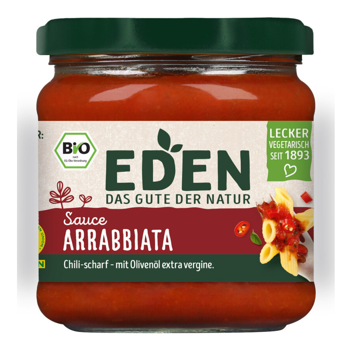 Sauce Arrabbiata von Eden | Bio, vegan | Tomatenprodukte...