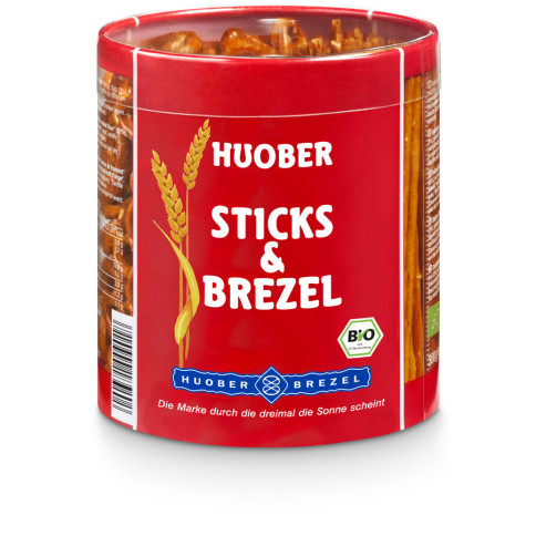 HUOBER Sticks & Brezel, Dose von Huober | Bio, vegan | Sa...
