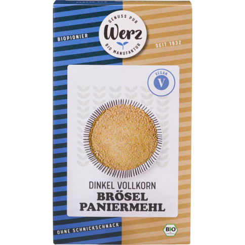 Dinkel VK Brösel Paniermehl von Werz | Bio, vegan, laktos...