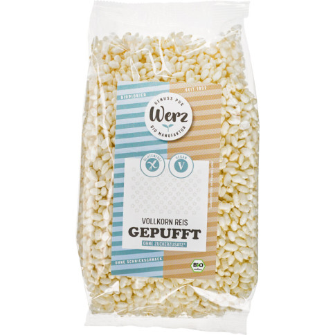 Reis gepufft glutenfrei ungesüsst von Werz | Bio, vegan...