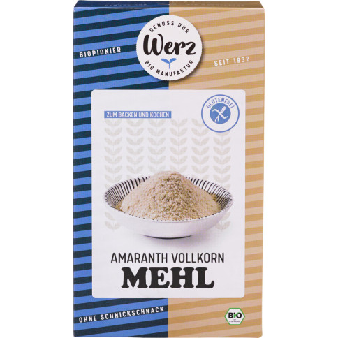 Mehl Amaranth glutenfrei von Werz | Bio, vegan, glutenfre...