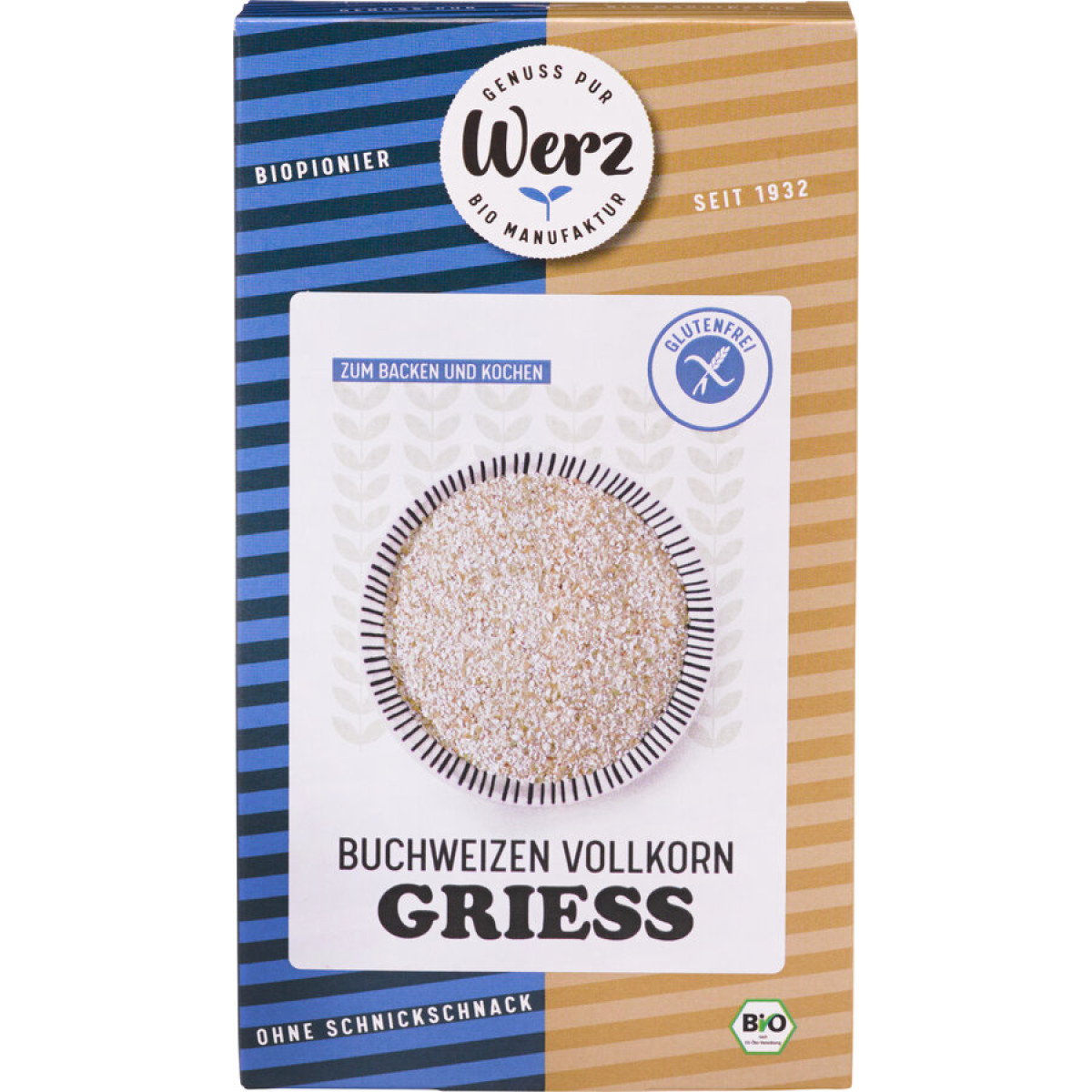 Griess Buchweizen glutenfrei von Werz | Bio, vegan, glute...