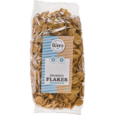 Flakes Braunhirse glutenfrei von Werz | Bio, vegan, glute...
