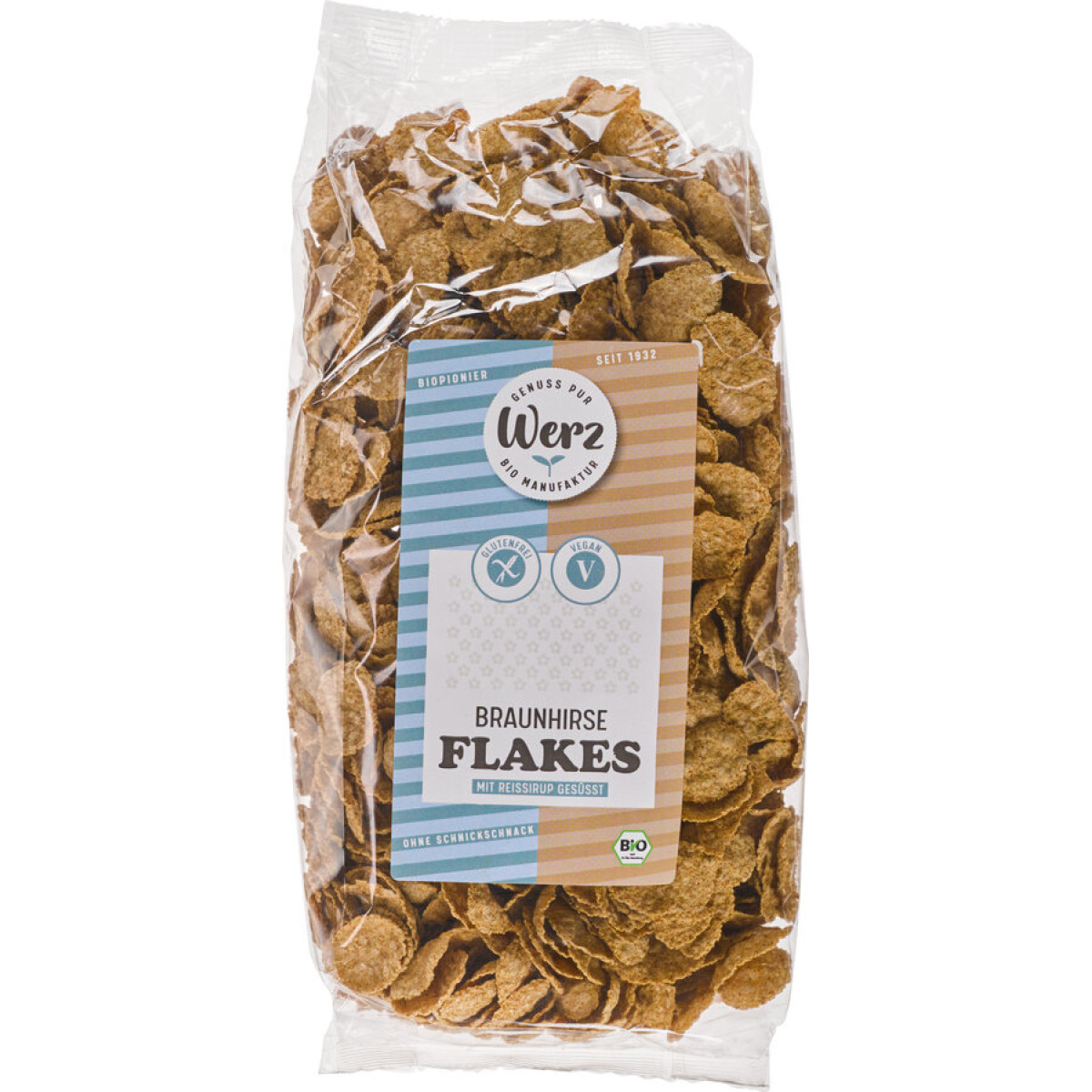Flakes Braunhirse glutenfrei von Werz | Bio, vegan, glute...