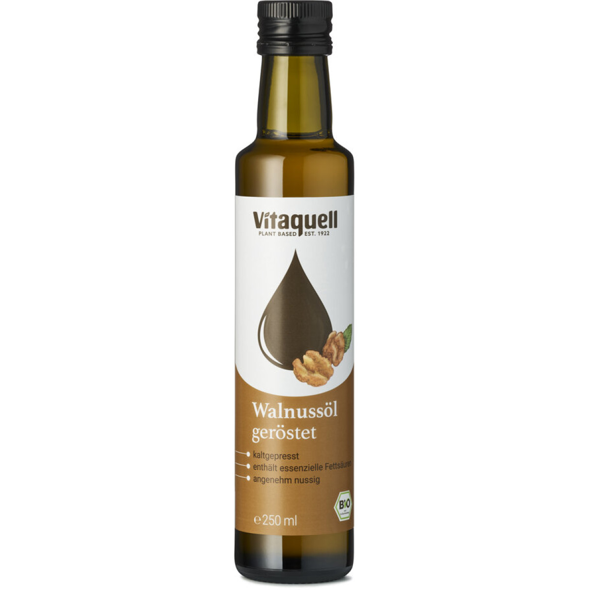 Walnussöl Fl. konv. von Vitaquell | Bio, vegan, laktosefr...