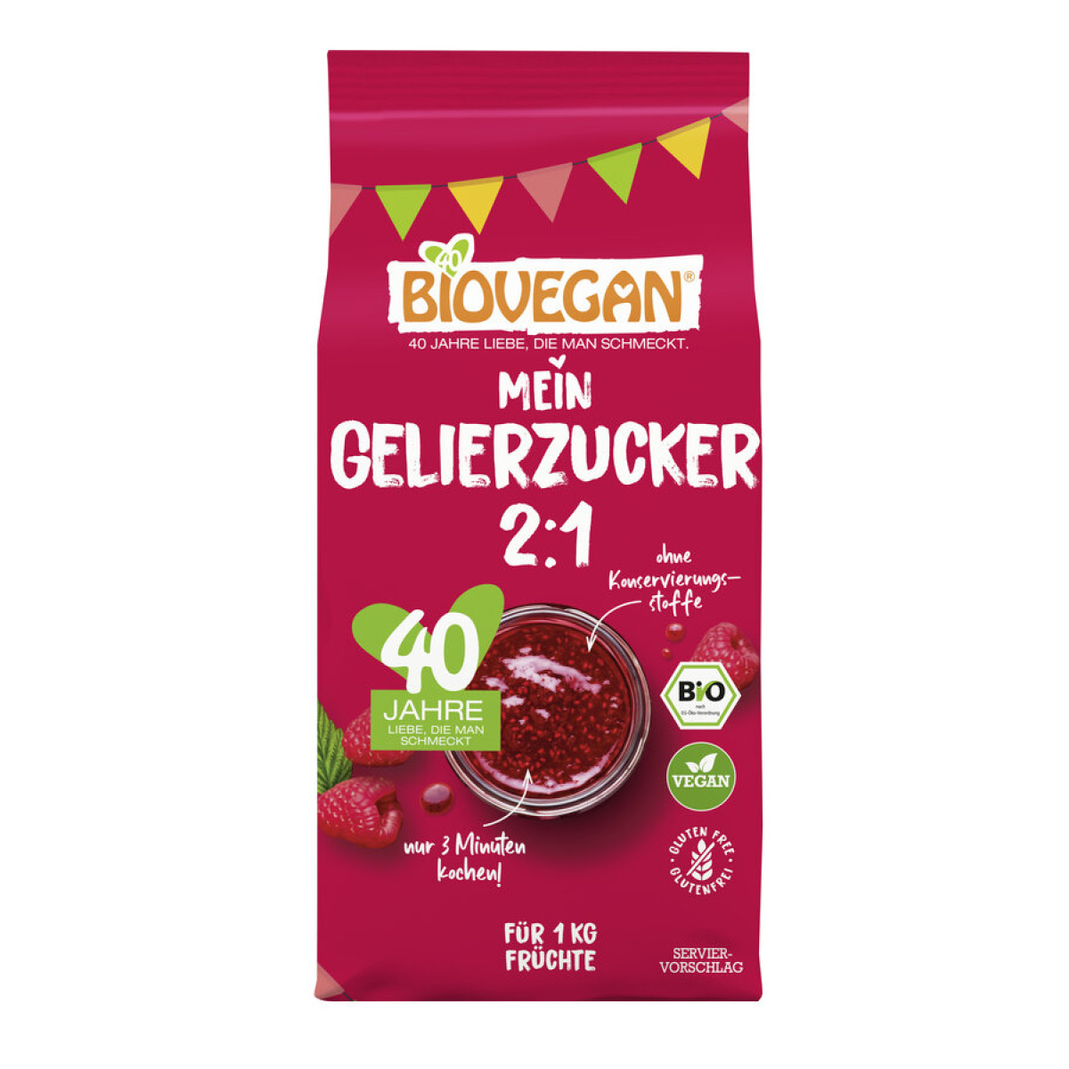 Gelierzucker 2 zu 1 von Biovegan | Bio, vegan | Backzutat...
