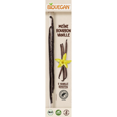 BourbonVanille Schoten 2St Biovegan von Biovegan | Bio, v...