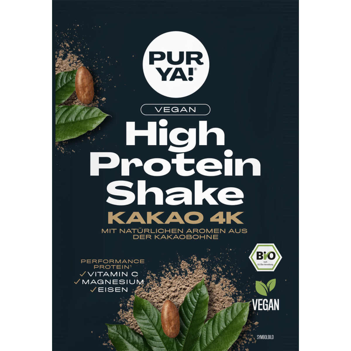 High Protein Shake Kakao 4K PurYa von Pur Ya | Bio, vegan...