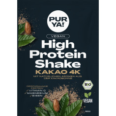 High Protein Shake Kakao 4K PurYa von Pur Ya | Bio, vegan...