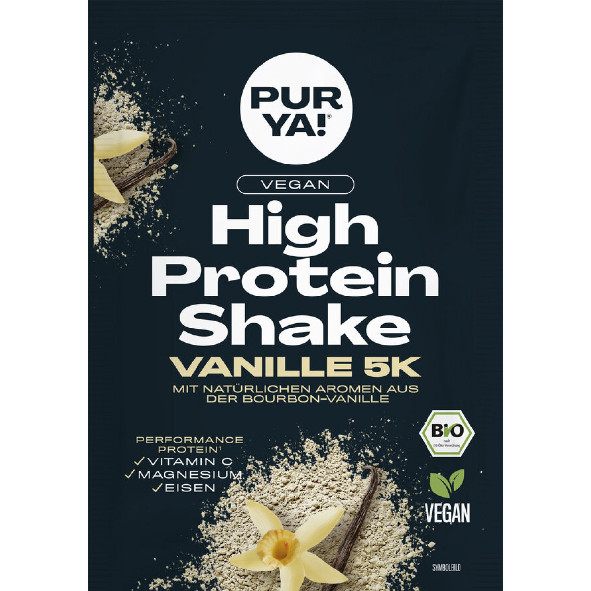 High Protein Shake Vanille 5K PurYa von Pur Ya | Bio, veg...