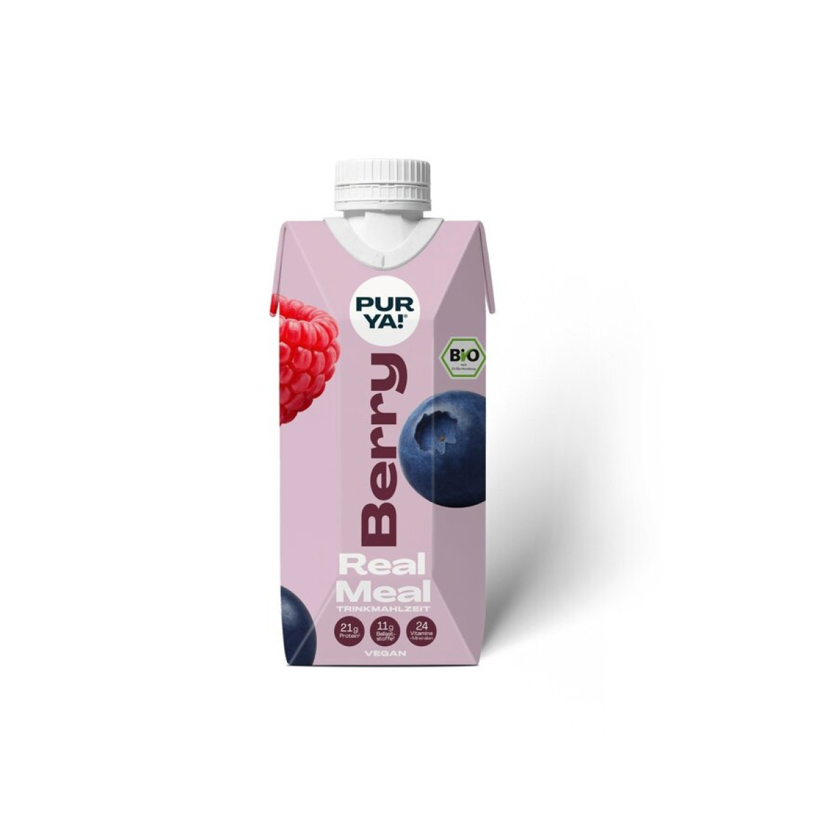 Trinkmahlzeit RealMeal Berry PurYa von Pur Ya | Bio, vega...