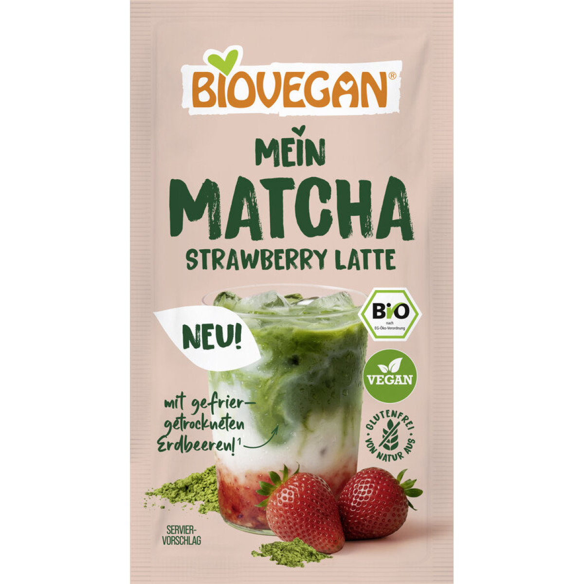 Mein Matcha Strawberry Latte Bioveg von Biovegan | Bio, v...