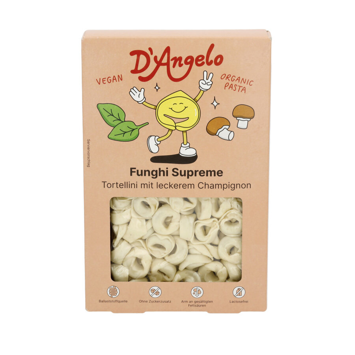Tortellini Champignon von D'Angelo | Bio, vegan | Teigwar...