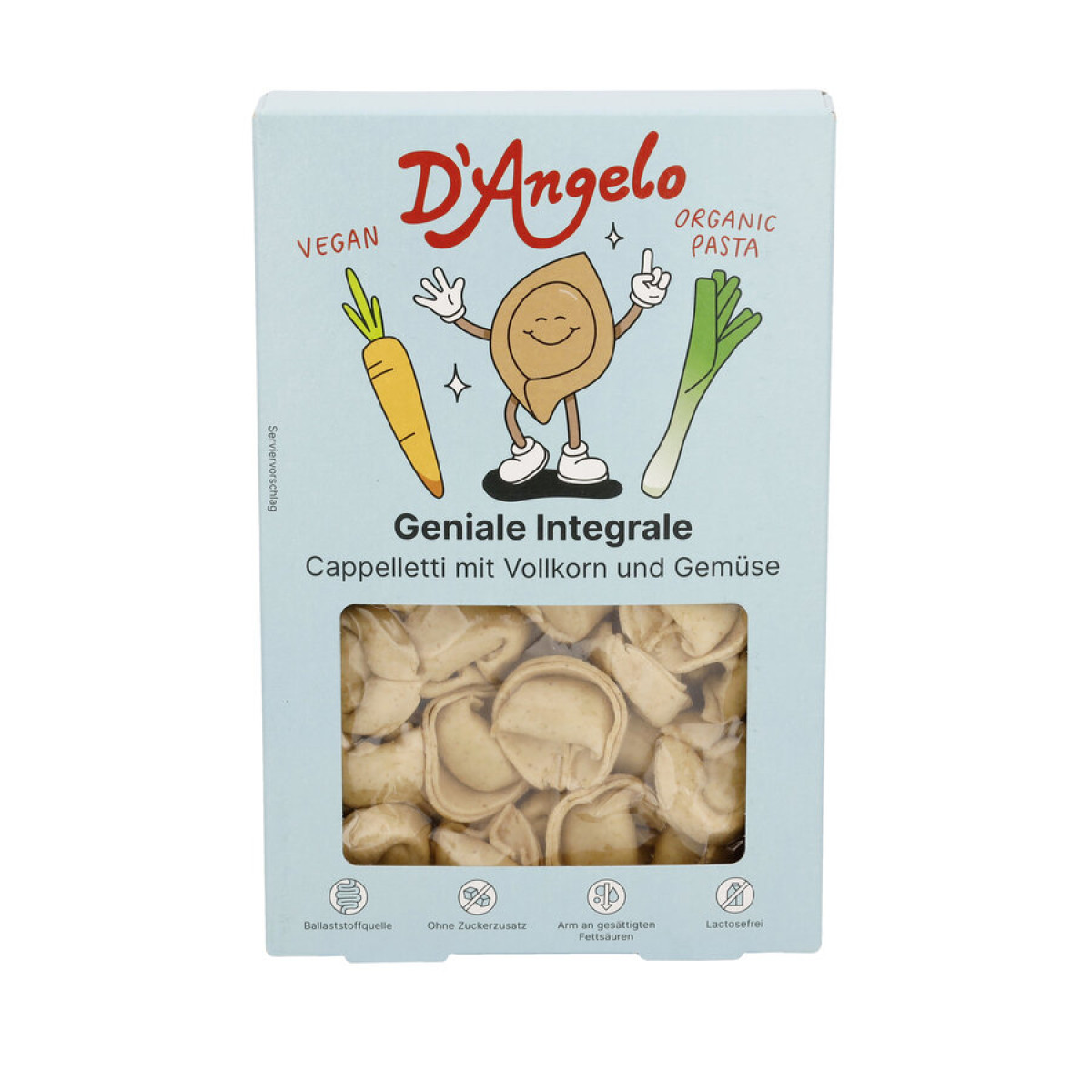 Cappelletti Gemüse Vollkorn von D'Angelo | Bio, vegan | T...
