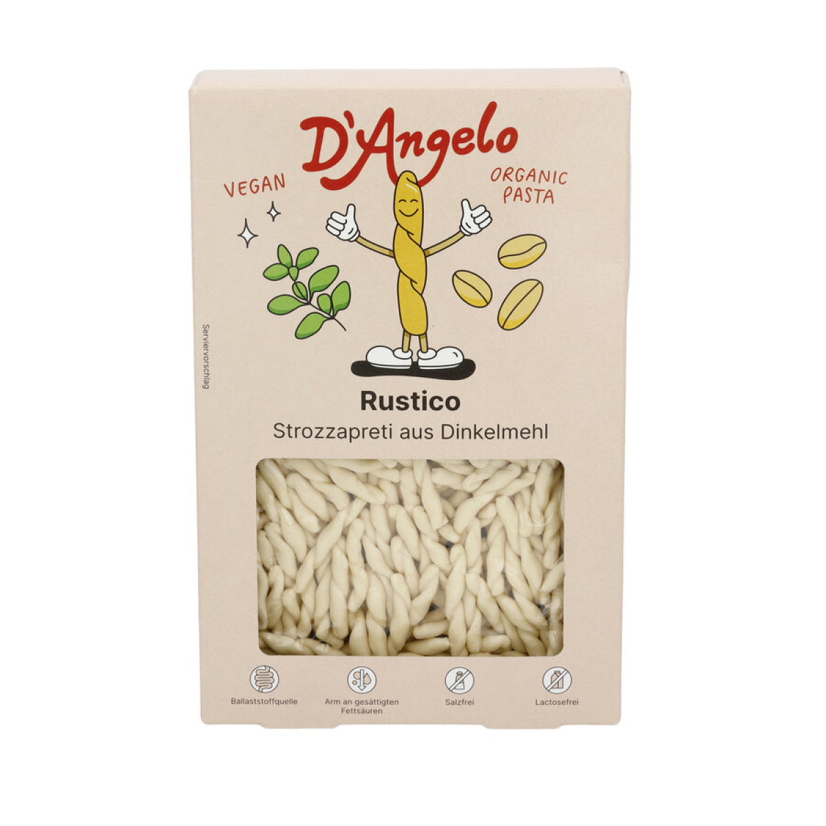 Strozzapreti Dinkel von D'Angelo | Bio, vegan | Teigwaren...