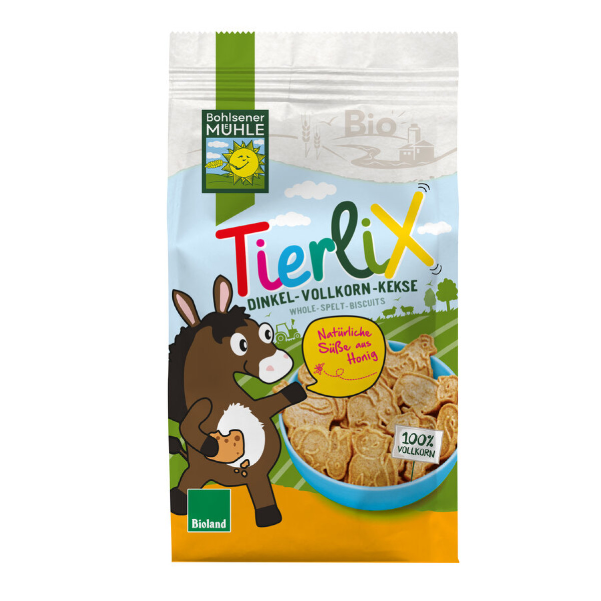 TierliX Dinkel Vollkorn Kekse von Bohlsener Mühle | Bio...